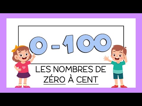 Los números del 0 al 100 en francés | Números