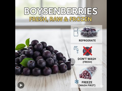 How to Store & Freeze BOYSENBERRIES: Keep Them Fresh Longer (The Essential Guide)