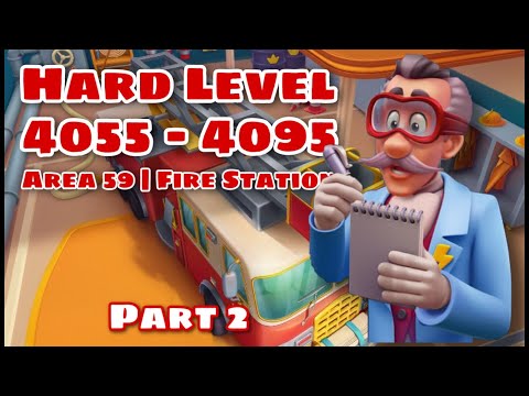 Royal Match Level 4055 - 4065 - 4075 - 4085 - 4095 | Hard Level Area 59 Fire Station Part 2