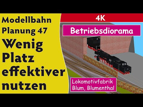 4K – Modellbahn Planung Teil 47 – wenig Platz effektiver nutzen