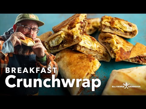 Griddle Breakfast Crunchwrap with Creamy Sauce | Step-by-Step Guide