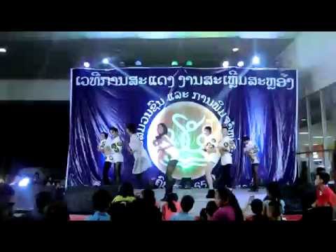 AOA - (Heart Attack) cover mini concert by miss drink (form laos)