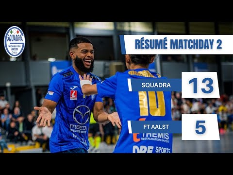 SQUADRA 13 - 5 FT Aalst - Résumé 2ème journée - D2 Futsal Belge 24/25