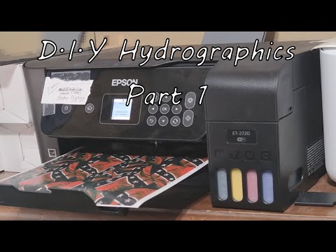 YouTube video about: How to print on hydrographic film?