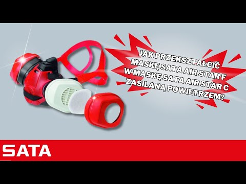 Jak przekształcić maskę SATA AIR STAR F w maskę SATA AIR STAR C zasilaną powietrzem? [ENG]
