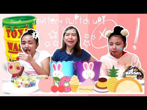 MYSTERY SWEET VS SOUR SWITCH UP CHALLENGE | Aurea & Alexa