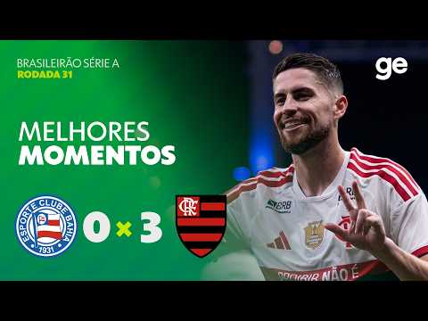 Gols e melhores lances de Bahia x Flamengo