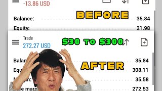 30 USD to 300 USD | Menjahit Chart Sampai  Grow 1000%