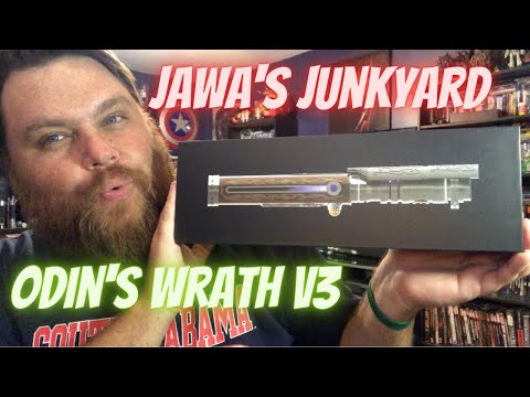 Unboxing Jawa's junkyard "Odin's Wrath v3" Orgus Din style lightsaber