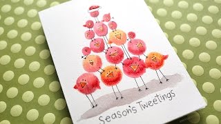 Holiday Card Series 2016 - Day 22 - Easy DIY with Minimal Supplies