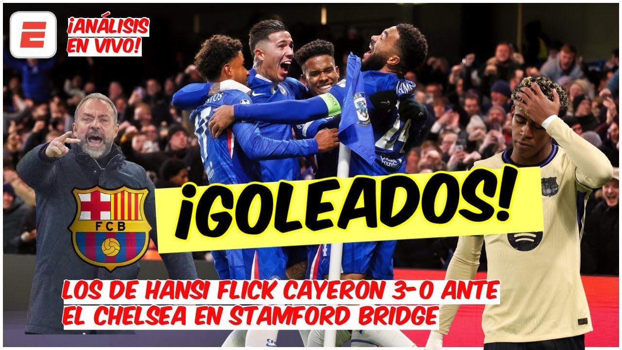 Barcelona FUE HUMILLADO en Stamford Bridge. Chelsea GOLEÓ 3-0 con AUTOGOL incluído  | Exclusivos