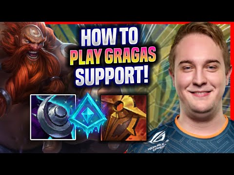 LEARN HOW TO PLAY GRAGAS SUPPORT LIKE A PRO! - RGE Trymbi Plays Gragas Support vs Karma! |