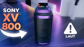 Achtung LAUT: Sony XV800 | Neue Ansage im Partybox Bereich? | + JBL Vergleich