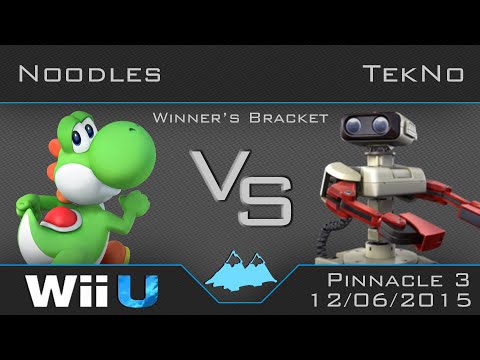 Pinnacle 3 - Noodles(Yoshi) vs TekNo(Rob) SSB4 Winner's Bracket