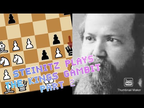 COMBINATIONS IN THE KINGS GAMBIT PART II#Steinitz#tacticsinchess#anticipation
