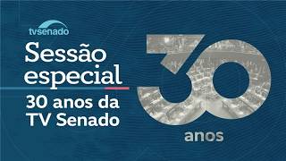 Sessão especial homenageia 30 anos da TV Senado – 11/3/26