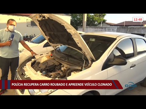 Polícia recupera carro roubado e apreende veículo clonado 01 06 2021