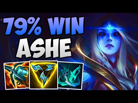 CHALLENGER 79% WIN RATE ASHE ADC! | CHALLENGER ADC ASHE GAMEPLAY | Patch 13.22 S13