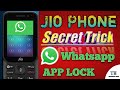 Jio phone के Whatsapp में App Lock कैसे सेट करें 100% Working || Jio Phone New Update