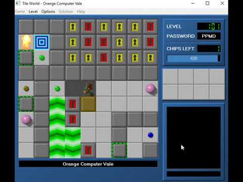 Let's Play Chip's Challenge: Walls of CCLP3 - Part 14 - Underground Computer Reboot