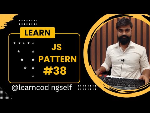 Javascript Full Course Star Pattern Program In Javascript In Hindi Pattern38 Learncodingself