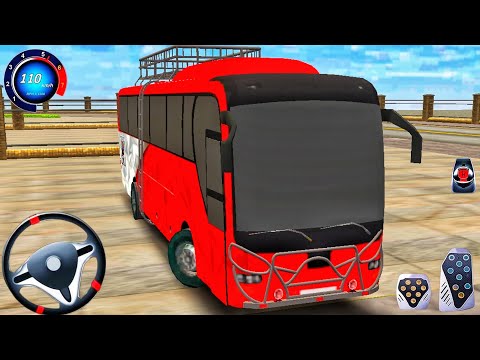 New Offroad Coach Bus Driving Simulator: Indian Bus Game Simulator 3D! Bus Game Android Gameplay