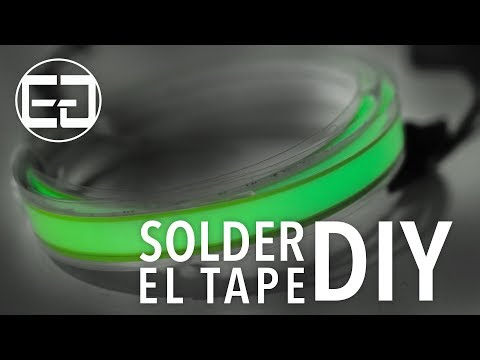 How To Solder EL Tape - Ellumiglow.com