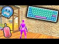 [12 HOUR] ASMR😴 Gaming Mechanical Keyboard Sounds Fortnite Gameplay Chill To Sleep