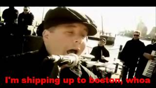 dropkick murphys im shipping up to boston karaoke