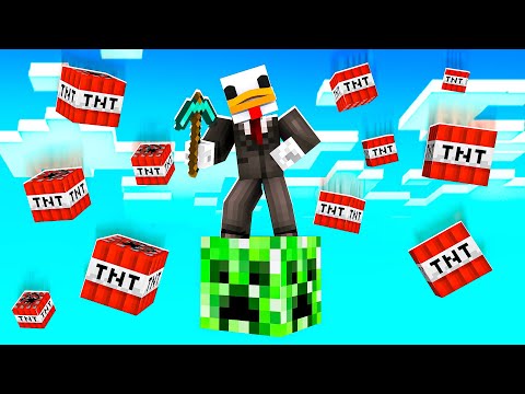 SOPRAVVIVO SOPRA UN SOLO BLOCCO DI CREEPER - Minecraft ITA