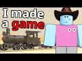 I Made My Own Train Game On ROBLOX