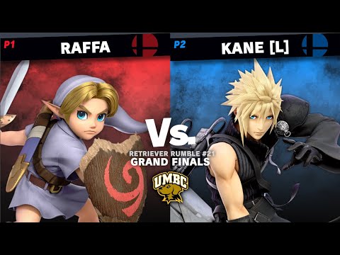 Retriever Rumble #21 Grand Finals - Raffa (Young Link) vs kane [L] (Cloud, Falco, Wolf) SSBUUltimate