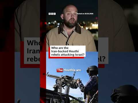 Who are the Iran-backed Houthi rebels attacking Israel? #Yemen #MiddleEast #BBCNews