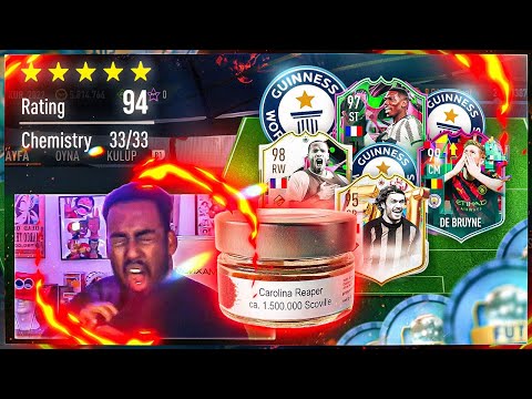 🔥DRAFT RECORD or 1.5 MILLION SCOVILLE CAROLINER REAPER POWDER☠️☠️| FIFA 23