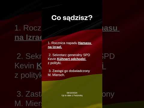 Up to date z Fedorską 08/10/2024