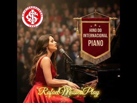 Hino Do Internacional❤️🤍Versão Piano #Internacional #RafaelMusicaPlay
