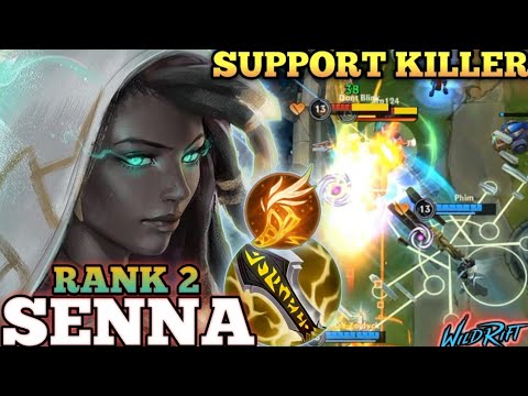 SENNA FULL ATTACK DAMAGE BUILD! ANNOYING ONE SHOT DMG - TOP 2 GLOBAL SENNA BY Phim - WILD RIFT