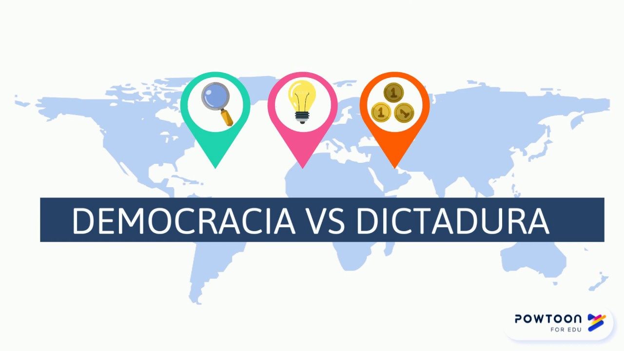 Diferencia entre DEMOCRACIA y Dictadura en 2 minutos