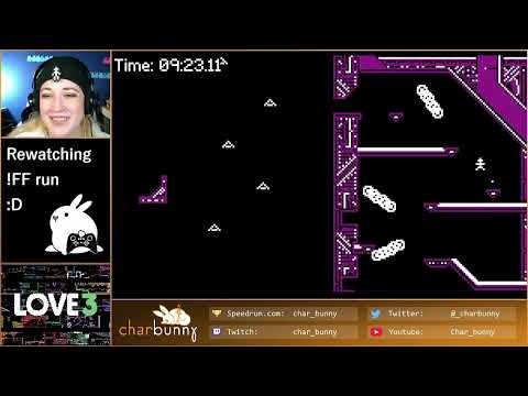 The successful salty runback :)  (Love 3 100% speedrun)