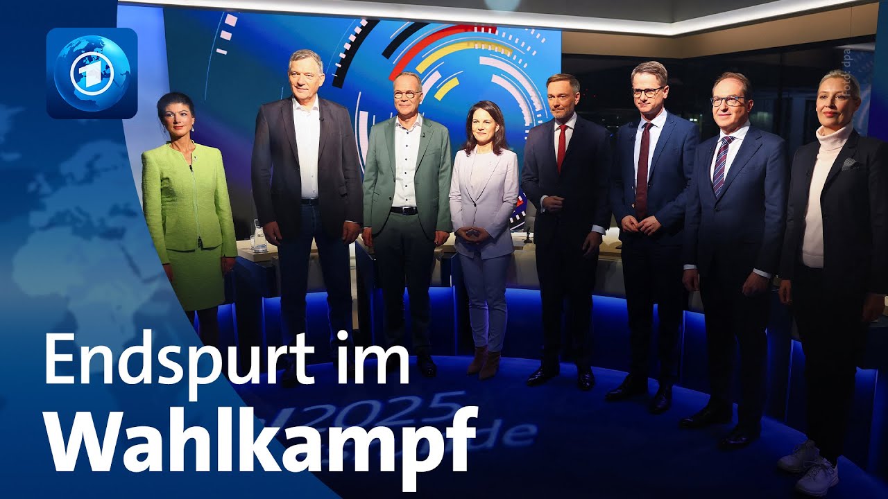 „Schlussrunde“ in ARD und ZDF: Wahlkampfendspurt im Schatten der Weltpolitik