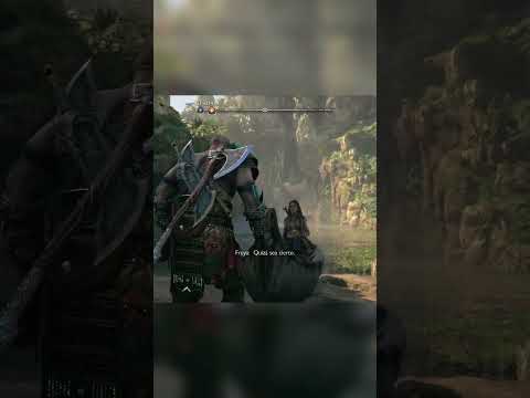 Kratos y Freya fortalecen su relación. 😬😬 #shorts #godofwarragnarok