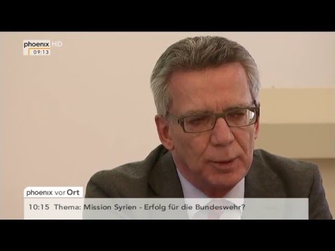 Übergriffe in Köln: Thomas de Maizière zur Polizeiarbeit am 07.01.2016
