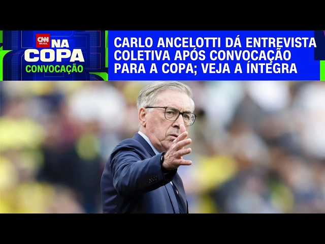 Neymar foi convocado pela continuidade de jogos e experiência, diz Ancelotti | CNN NA COPA
