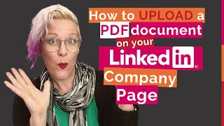 How to Publish a Document Post on your LinkedIn Company Page
