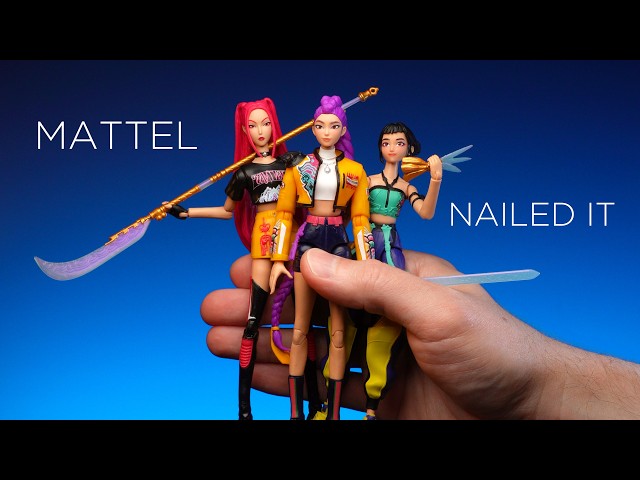 Vídeo relacionado con Manotears 6 figuras de cazadores de películas de demonios, modelo de personaje, figura coleccionable, regalo creativo para los fans