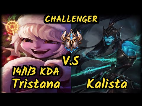 Deft (TRISTANA) vs KALISTA - 14/1/3 KDA BOTTOM ADC CHALLENGER GAMEPLAY - KR