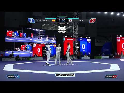 113 Round of 32 M  68kg ESP VICENTE YUNTA A  KOR JIN H  PGM