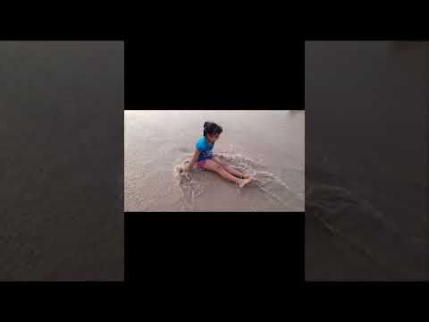 Nainika at Beach #cutebaby #baby