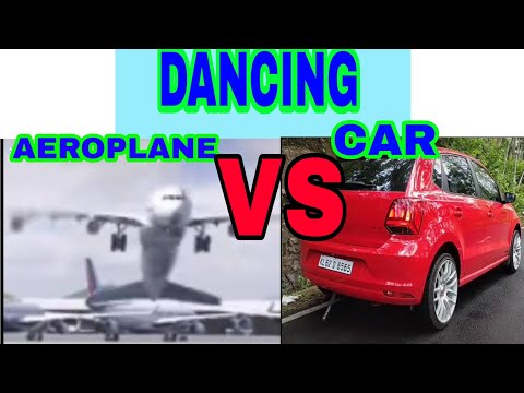 DANCING AEROPLANE VS CAR । Funny viral video on tiktok ।