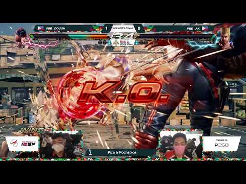 IESF Tekken 7 Philippines Qualifier 2022 - Top 8 Winners Finals - PBE | Doujin VS PBE | AK